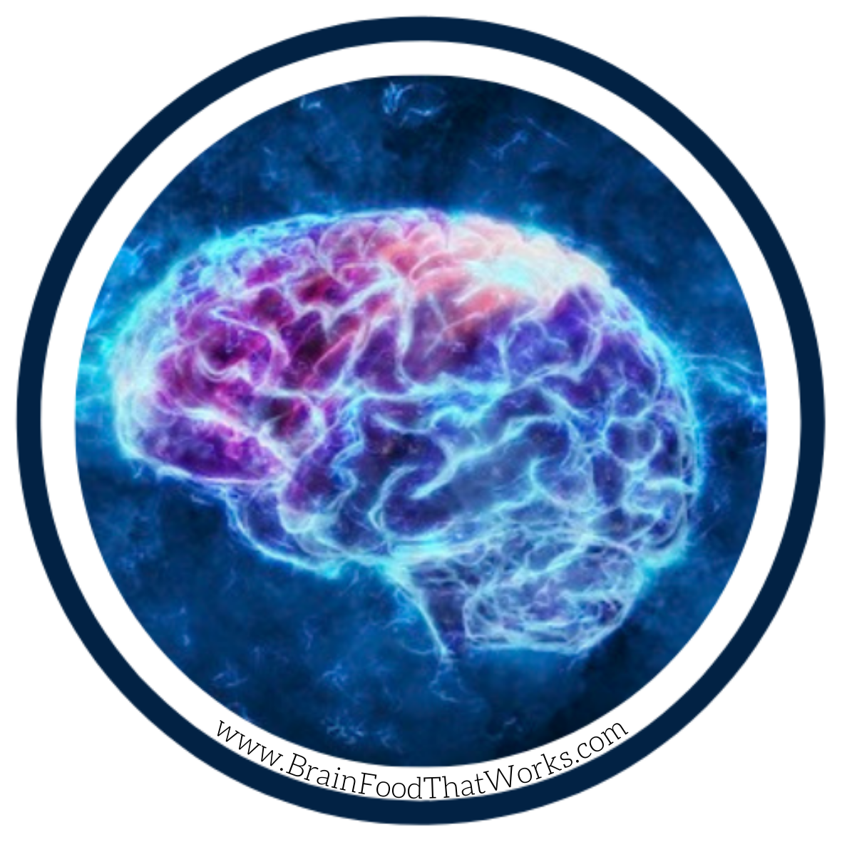 Brain Food That Works Sticker